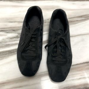 Coach size 9 black fashion sneakers